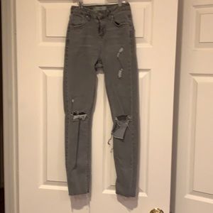 Top shop moto Jamie Gray Jeans
